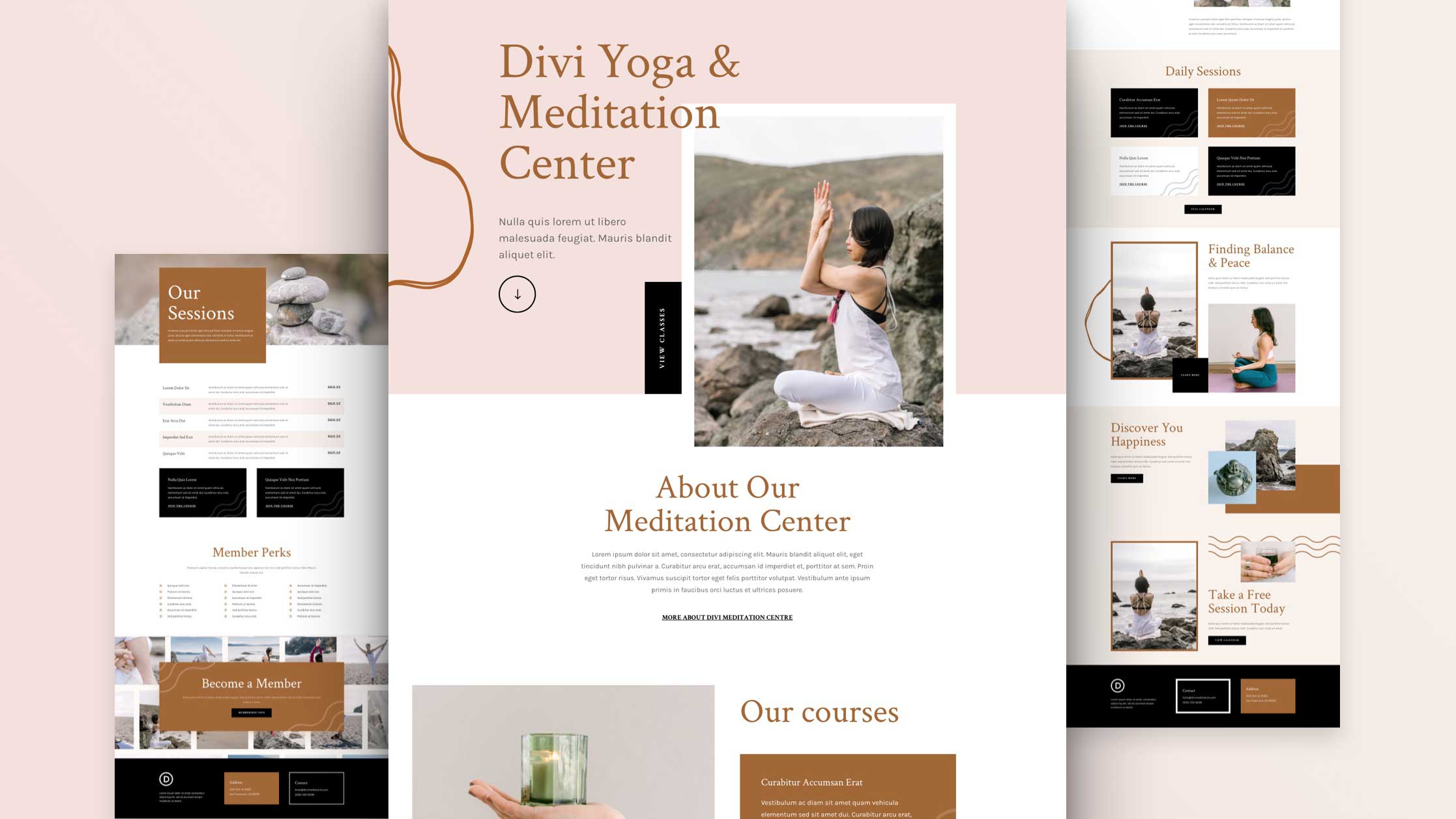 Création de site internet pour Cours de Yoga, Méditation, Relaxation...